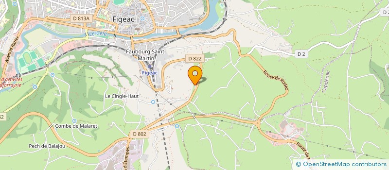 localisation de l'entreprise MONSIEUR ENZO BASSET  FIGEAC