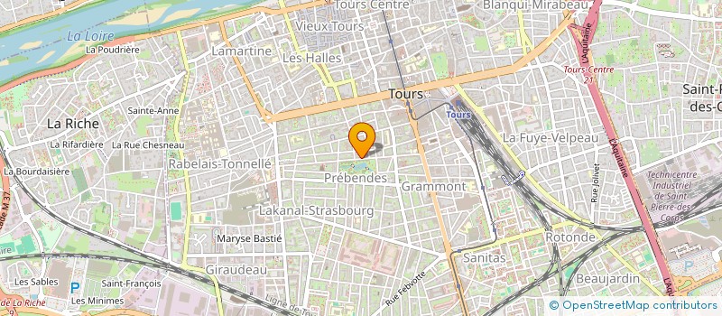 localisation de l'entreprise MONSIEUR ENZO BATTAGLIA  TOURS