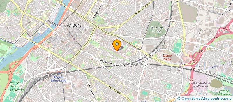 localisation de l'entreprise MONSIEUR ENZO BAUDET à ANGERS