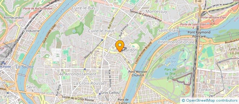 localisation de l'entreprise MONSIEUR ENZO BAUDINO  CALUIRE ET CUIRE