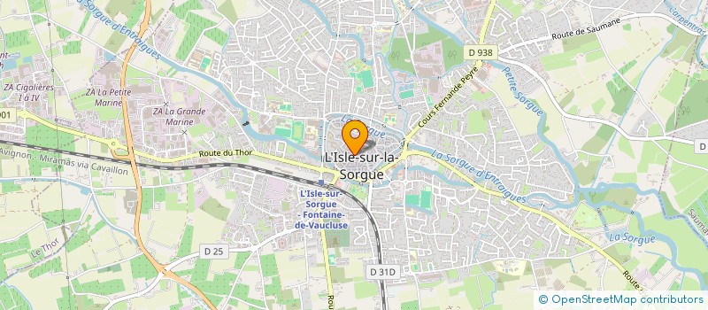 localisation de l'entreprise MONSIEUR ENZO BEATRISINI  L'ISLE-SUR-LA-SORGUE