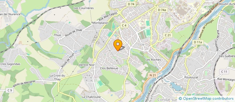 localisation de l'entreprise MONSIEUR ENZO BERMUDEZ  ISLE