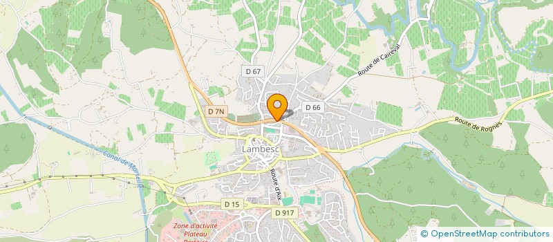 localisation de l'entreprise MONSIEUR ENZO BERNABEU  LAMBESC