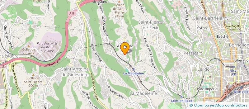 localisation de l'entreprise MONSIEUR ENZO BERNARDINI à NICE