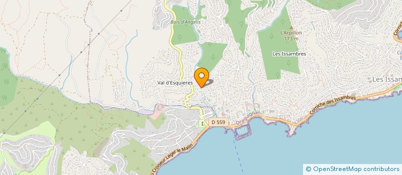 localisation de l'entreprise MONSIEUR ENZO BESNIER  ROQUEBRUNE-SUR-ARGENS