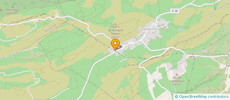 localisation de l'entreprise MONSIEUR ENZO BESOMBES  CAZEDARNES