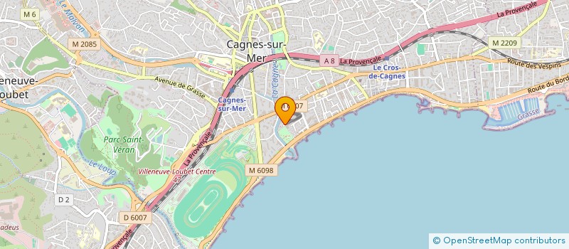 localisation de l'entreprise MONSIEUR ENZO BIAMONTI à CAGNES-SUR-MER