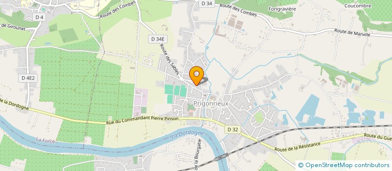 localisation de l'entreprise MONSIEUR ENZO BOUCHE  PRIGONRIEUX