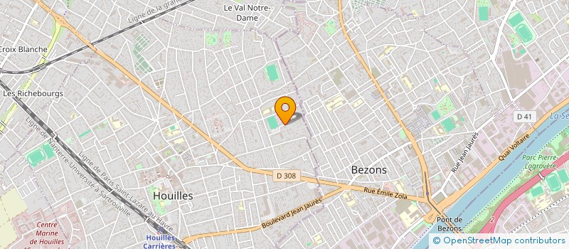 localisation de l'entreprise MONSIEUR ENZO BOUCHET  HOUILLES