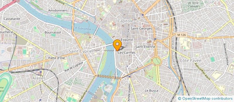 localisation de l'entreprise MONSIEUR ENZO BOUDJELEL  TOULOUSE