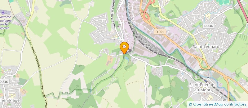 localisation de l'entreprise MONSIEUR ENZO BOURGAIN  OUTREAU