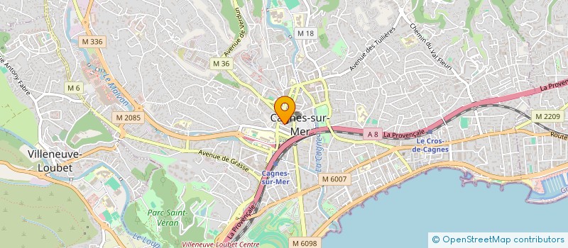 localisation de l'entreprise MONSIEUR ENZO BREUL-CHACON à CAGNES-SUR-MER