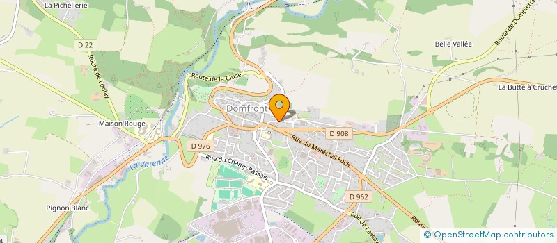 localisation de l'entreprise MONSIEUR ENZO BRICE à DOMFRONT EN POIRAIE