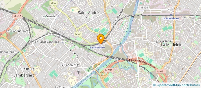 localisation de l'entreprise MONSIEUR ENZO BRISSE à SAINT-ANDRE-LEZ-LILLE