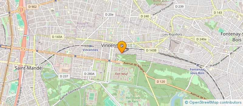 localisation de l'entreprise MONSIEUR ENZO BRISSI à VINCENNES