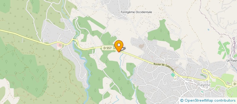 localisation de l'entreprise MONSIEUR ENZO BRUNERIE  FLAYOSC