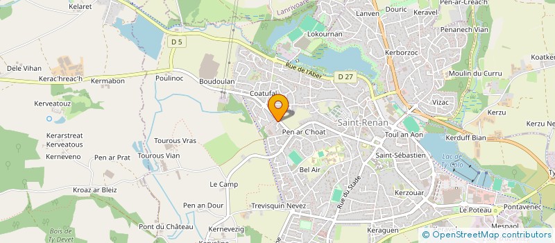 localisation de l'entreprise MONSIEUR ENZO BUGNY-BRAILLY  SAINT-RENAN