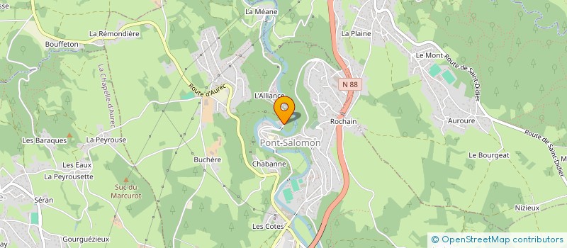 localisation de l'entreprise MONSIEUR ENZO BURIANE  MONISTROL-SUR-LOIRE