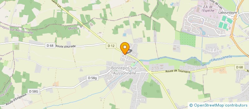 localisation de l'entreprise MONSIEUR ENZO BUSIPELLI  BONREPOS-SUR-AUSSONNELLE