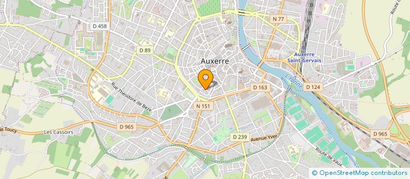 localisation de l'entreprise MONSIEUR ENZO CARAYOL  AUXERRE