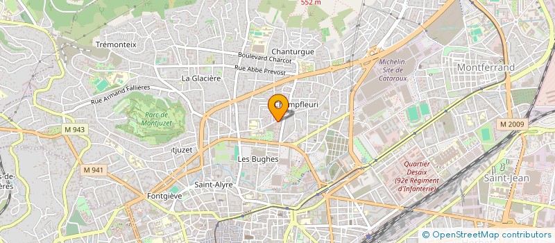 localisation de l'entreprise MONSIEUR ENZO CARNEZ  CLERMONT-FERRAND