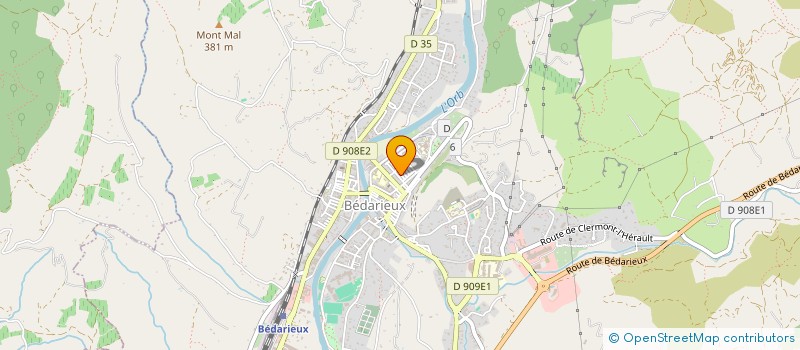 localisation de l'entreprise MONSIEUR ENZO CARRASCO  BEDARIEUX