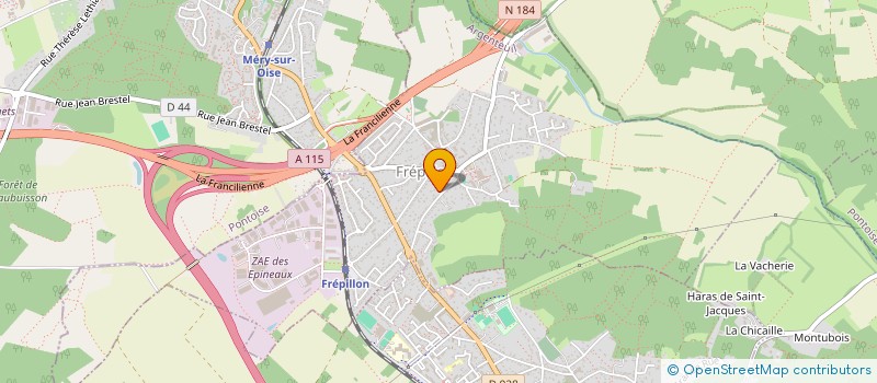 localisation de l'entreprise MONSIEUR ENZO CARVALHO  FREPILLON