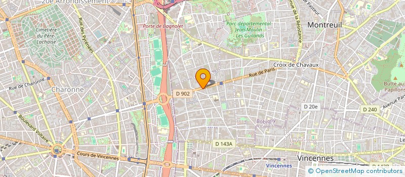 localisation de l'entreprise MONSIEUR ENZO CARVALHO ALVES à MONTREUIL