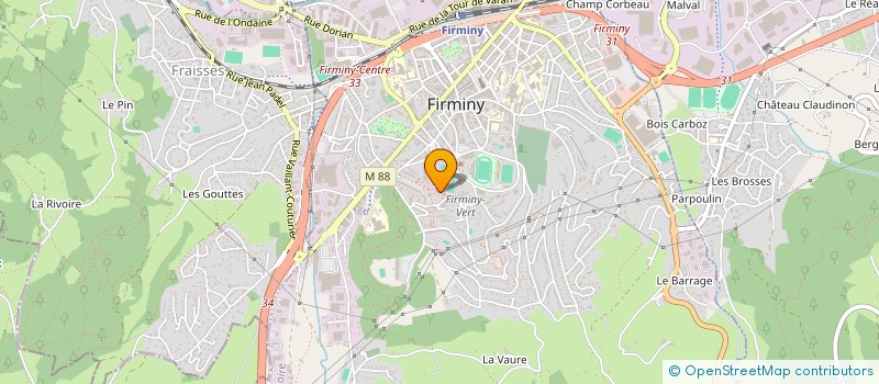 localisation de l'entreprise MONSIEUR ENZO CATALANOTTI à FIRMINY