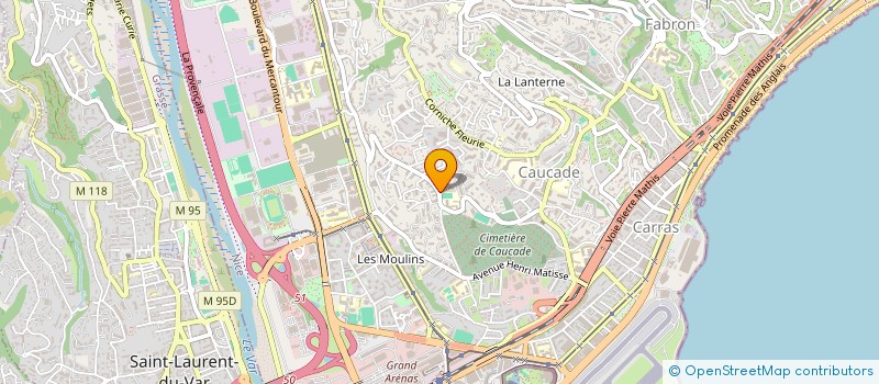 localisation de l'entreprise MONSIEUR ENZO CATENACCI  NICE