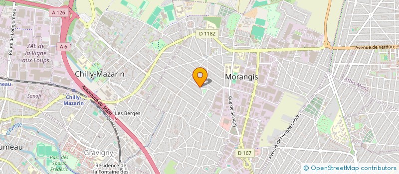 localisation de l'entreprise MONSIEUR ENZO CERROTTA  MORANGIS