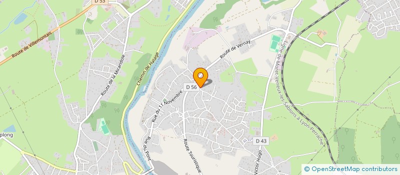 localisation de l'entreprise MONSIEUR ENZO CESARI  COMMELLE-VERNAY