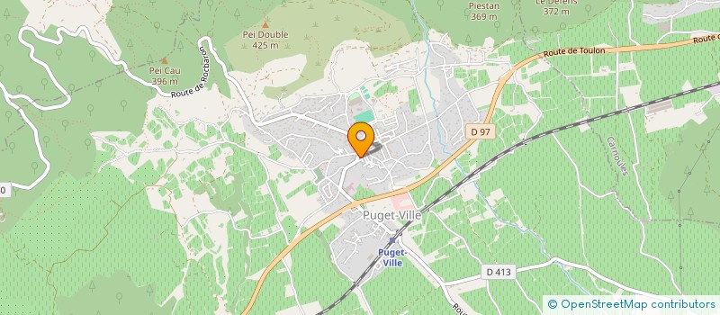 localisation de l'entreprise MONSIEUR ENZO CHABIN  PUGET-VILLE