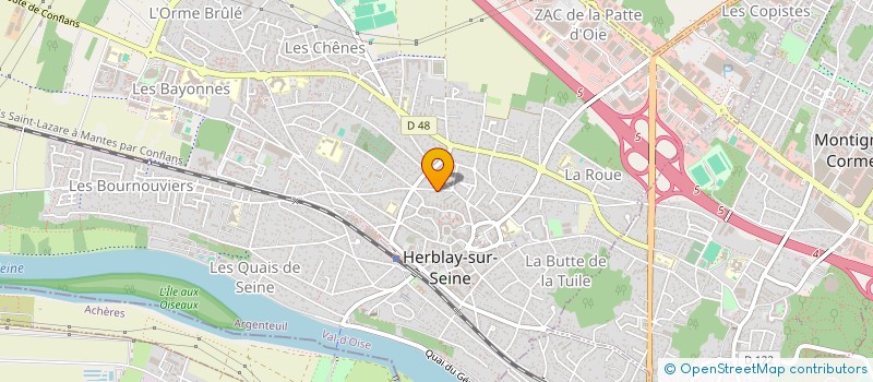 localisation de l'entreprise MONSIEUR ENZO CHABOUNI  HERBLAY-SUR-SEINE