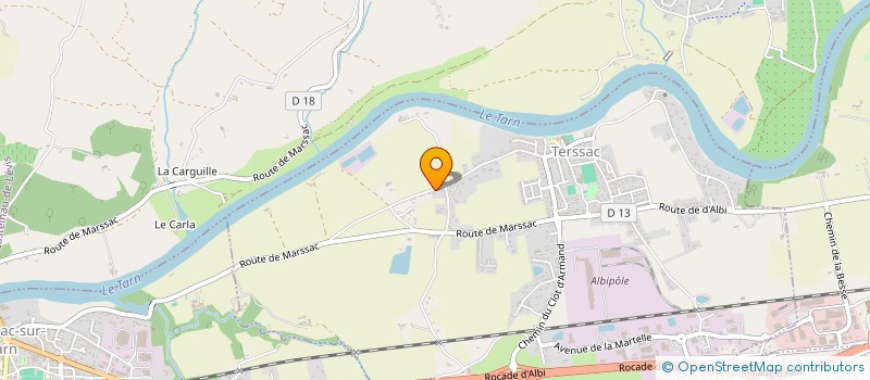 localisation de l'entreprise MONSIEUR ENZO CHAIB  TERSSAC