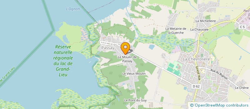 localisation de l'entreprise MONSIEUR ENZO CHARRIER  LA CHEVROLIERE