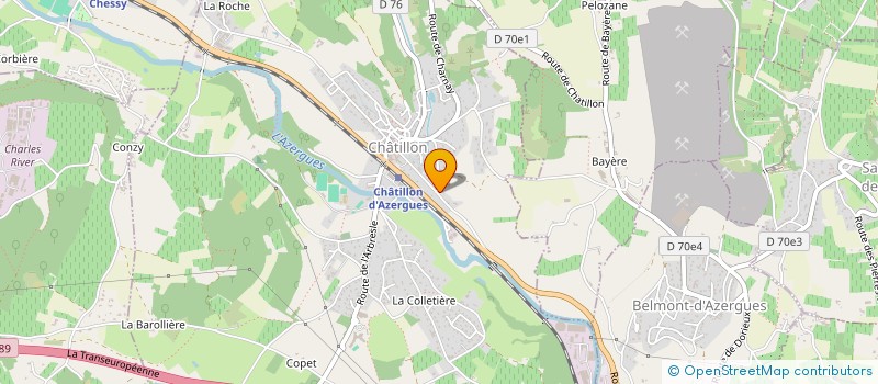 localisation de l'entreprise MONSIEUR ENZO CHATAIN  CHATILLON