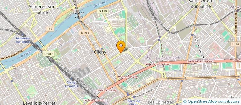 localisation de l'entreprise MONSIEUR ENZO CHIARADIA à CLICHY