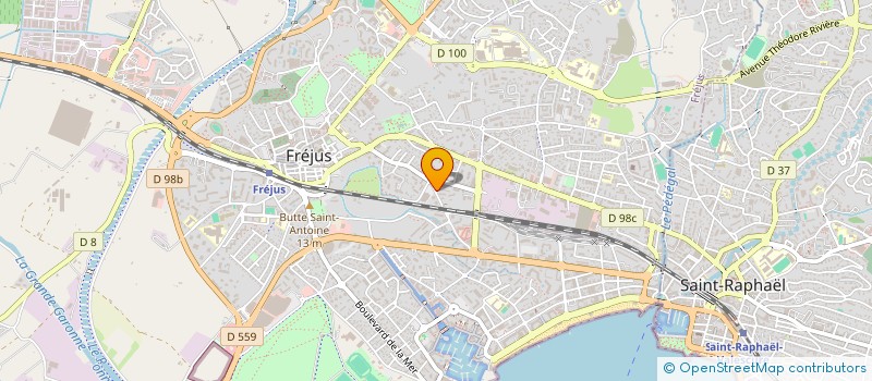 localisation de l'entreprise MONSIEUR ENZO CHOQUEY à FREJUS