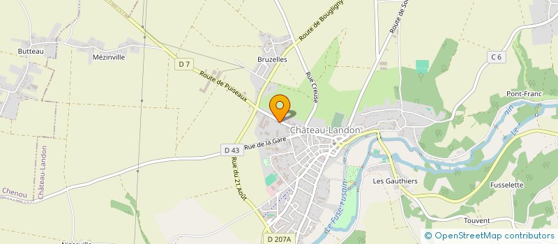 localisation de l'entreprise MONSIEUR ENZO CLAVERY  CHATEAU-LANDON