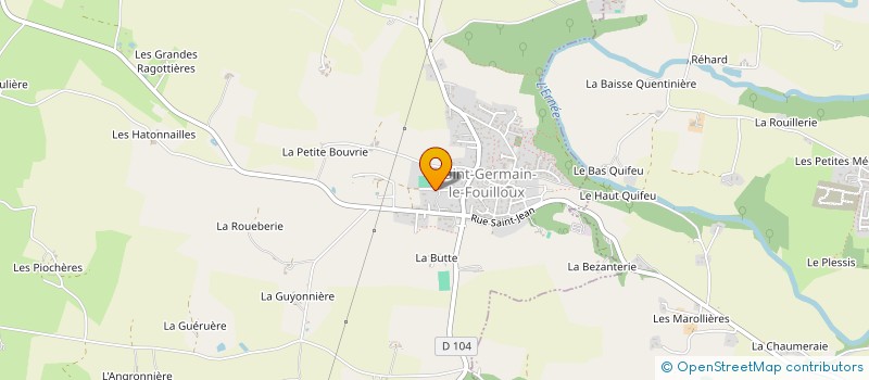 localisation de l'entreprise MONSIEUR ENZO COIFARD  ST GERMAIN LE FOUILLOUX