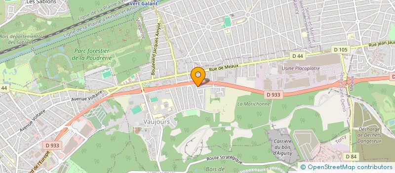 localisation de l'entreprise MONSIEUR ENZO COLOMBO  VAUJOURS