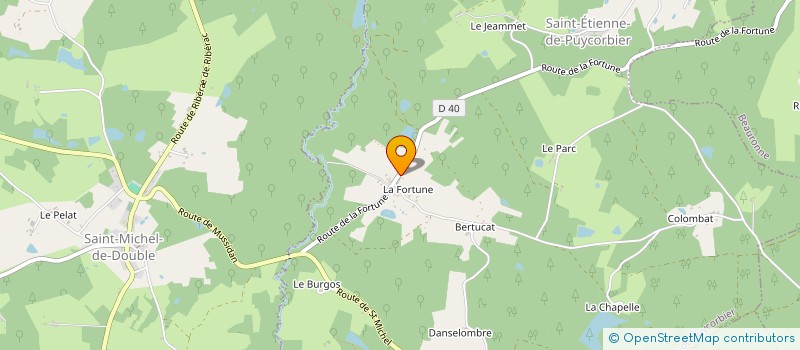 localisation de l'entreprise MONSIEUR ENZO COMPAGNON  SAINT-ETIENNE-DE-PUYCORBIER