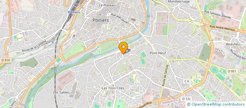 localisation de l'entreprise MONSIEUR ENZO CONAN  POITIERS