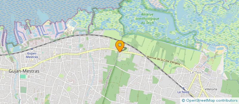 localisation de l'entreprise MONSIEUR ENZO CORALLO  LE TEICH