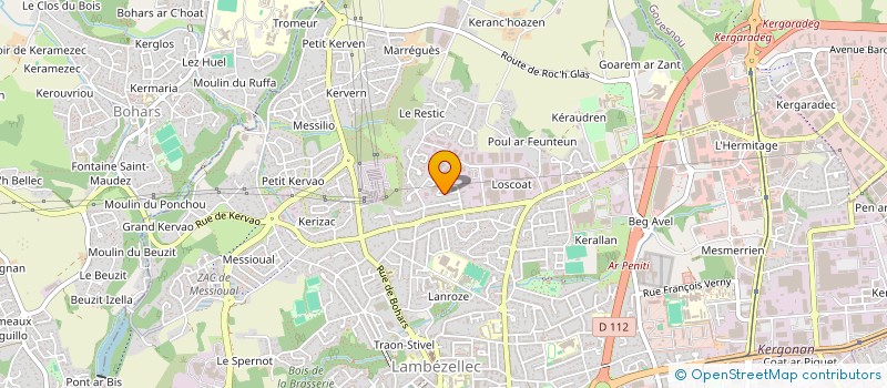 localisation de l'entreprise MONSIEUR ENZO CORBEL  RENNES