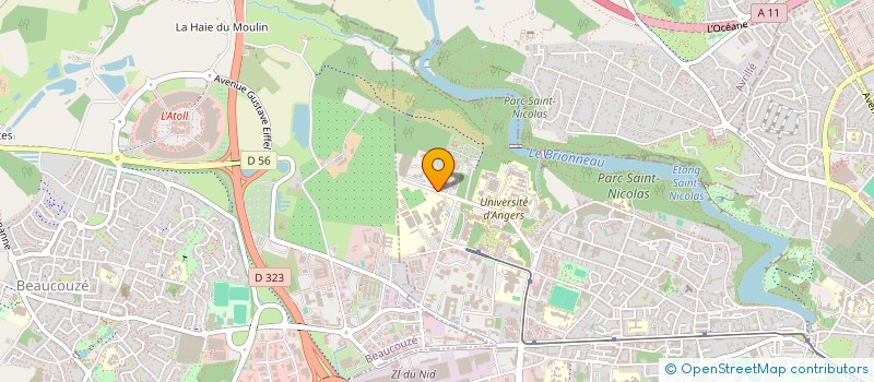 localisation de l'entreprise MONSIEUR ENZO CORREIA  ANGERS