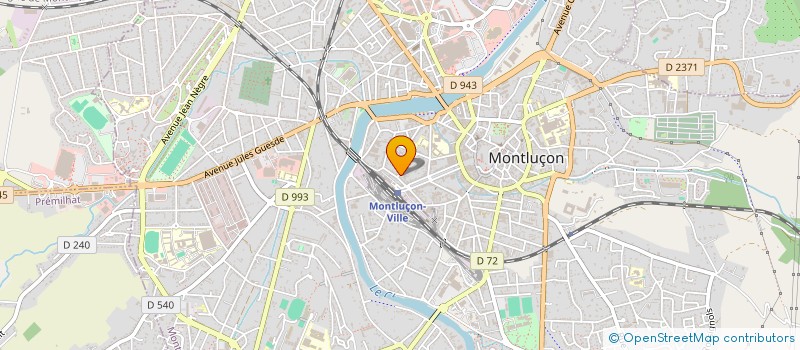 localisation de l'entreprise MONSIEUR ENZO COSTA DE JESUS à MONTLUCON