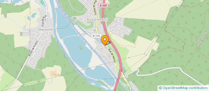 localisation de l'entreprise MONSIEUR ENZO COTTEL  RICHARDMENIL