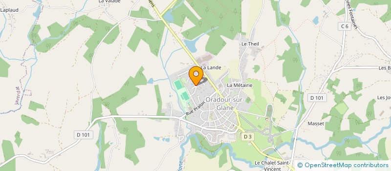 localisation de l'entreprise MONSIEUR ENZO COURTY à ORADOUR-SUR-GLANE